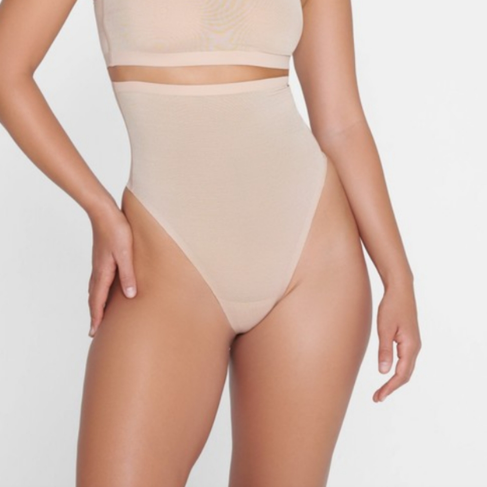 Skims Power Mesh Sculpt High-Waisted Thong